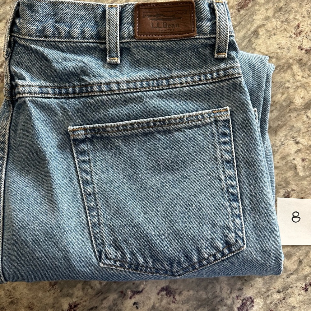 L.L. Bean Men’s Double L Relaxed Fit Light Blue Jeans